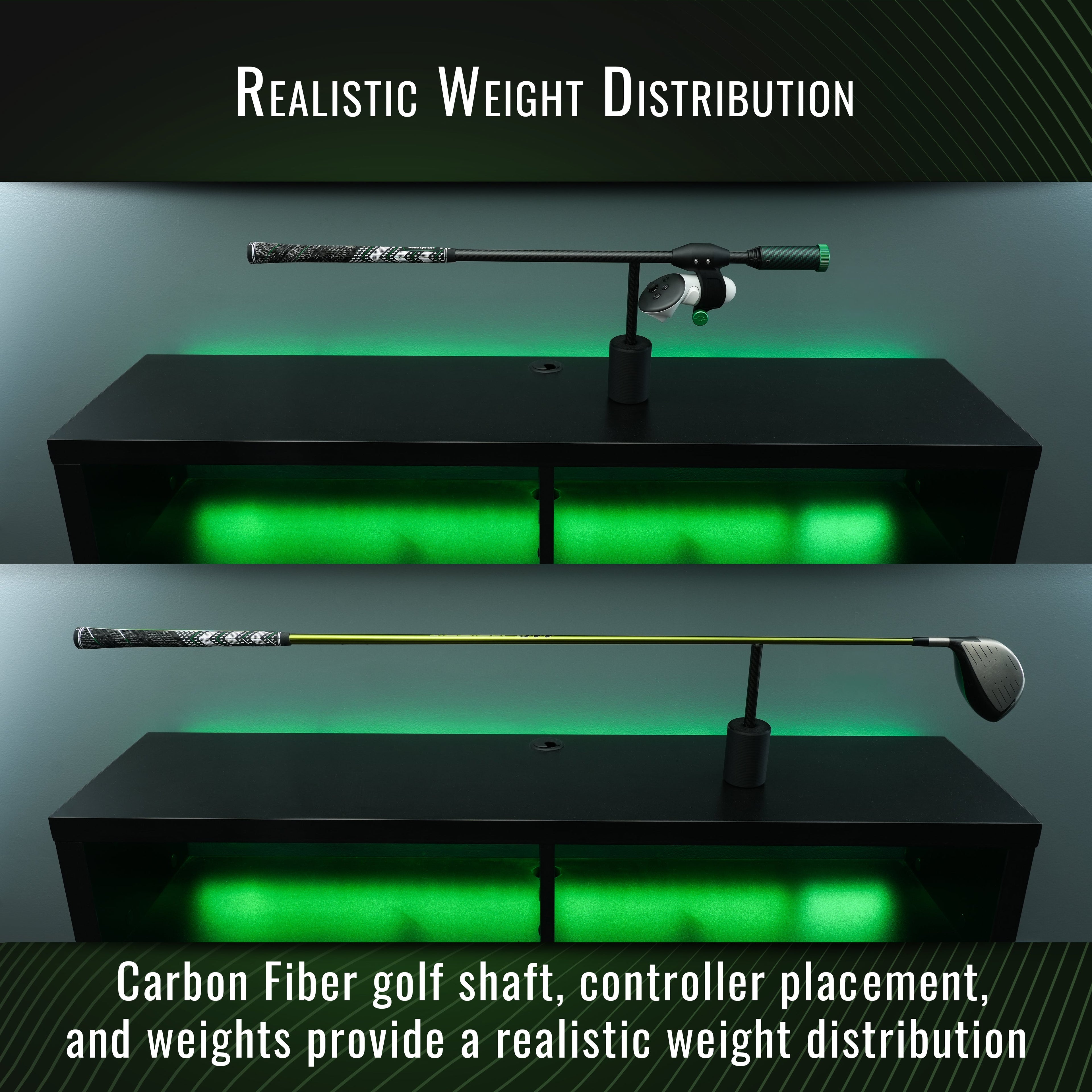 DriVR Elite - Adjustable VR Weighted Golf Club Handle